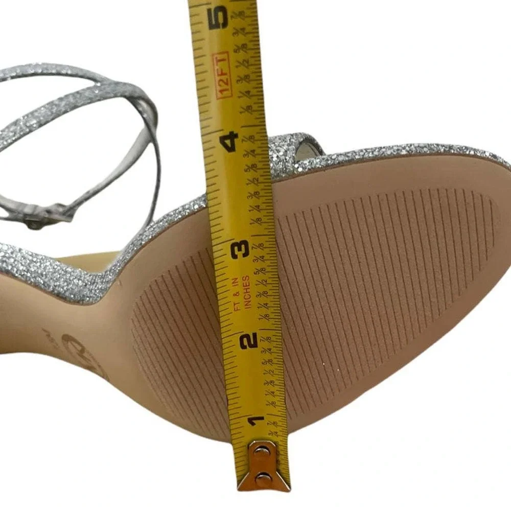 👡💥MICHAEL KORS💥👡 NEW in BOX Heels Silver - Picture 7 of 7